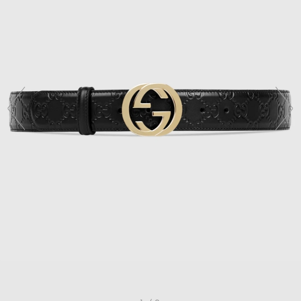 Gucci wide double G ( 34 fit, size 38)